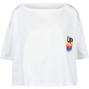 Douuod Woman, Dames, Tops, Wit, Maat: S Katoen,