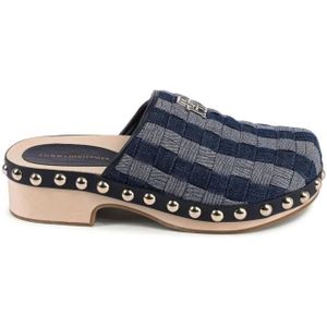 Tommy Hilfiger - Sandalen - Blauw - Katoen