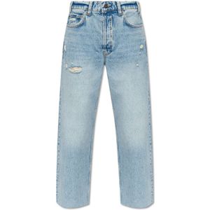 Anine Bing, Dames, Jeans, Blauw, Maat: W30 Katoen,