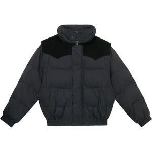 Isabel Marant, Heren, Jassen, Zwart, Maat: L Katoen,