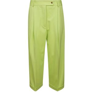 Liviana Conti, Dames, Broeken, Groen, Maat: XS Viscose,