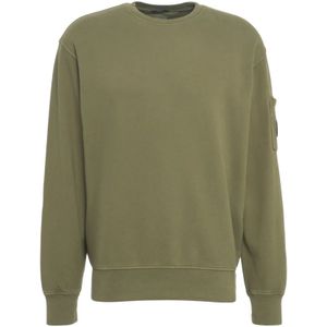 C.p. Company, Heren, Sweatshirts & Hoodies, Groen, Maat: 2XL Fleece,