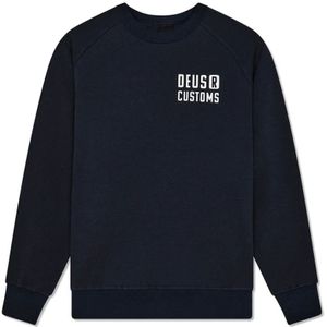 Deus Ex Machina, Heren, Sweatshirts & Hoodies, Blauw, Maat: S