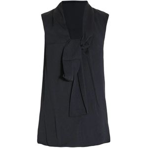 Michael Kors, Dames, Tops, Zwart, Maat: XS Zijde,
