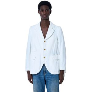 Comme des Garçons, Heren, Jassen, Wit, Maat: M Wol,