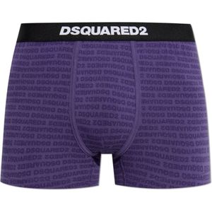 Dsquared2, Heren, Ondergoed, Paars, Maat: S Katoen,