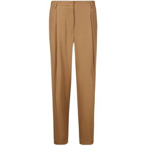 Dries Van Noten, Dames, Broeken, Bruin, Maat: L