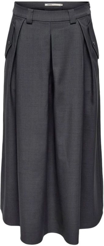 Only, Dames, Rokken, Grijs, Maat: S Poliester,