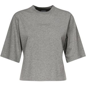 Pinko, Dames, Tops, Grijs, Maat: XS Katoen,