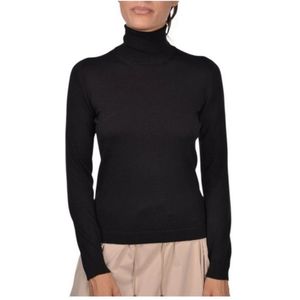 La Fileria, Dames, Truien, Zwart, Maat: S Wol,