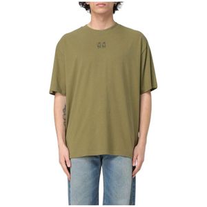 44 Label Group, Heren, Tops, Groen, Maat: S Katoen,