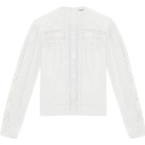 Isabel Marant Étoile - Valmira Top - Blouse - Wit - Linnen-Katoenmix