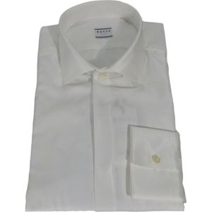 Xacus, Heren, Overhemden, Wit, Maat: S