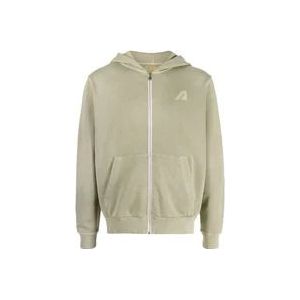 Autry Grijze Katoenen Hoodie , Gray , Heren , Maat: M