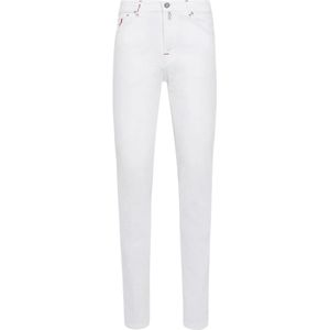 Kiton, Heren, Jeans, Wit, Maat: W33 Katoen,