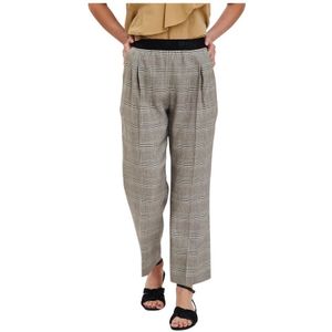 Pinko, Dames, Broeken, Grijs, Maat: M