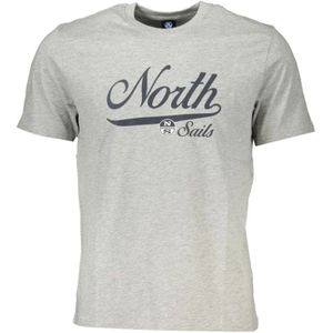 North Sails, Heren, Tops, Grijs, Maat: 3XL Katoen,