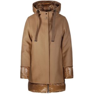 Herno, Dames, Mantels, Bruin, Maat: M Wol,