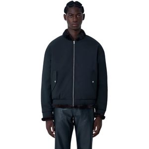 MM6 Maison Margiela, Heren, Jassen, Zwart, Maat: M