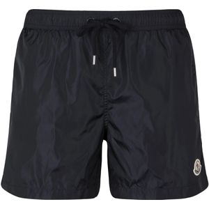 Moncler, Heren, Badkleding, Blauw, Maat: L Polyamide,