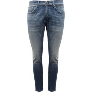 Dondup, Heren, Jeans, Blauw, Maat: W30 Katoen,