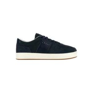 Hogan Blauwe Suède Sneakers met Memory Foam , Blue , Dames , Maat: 43 EU