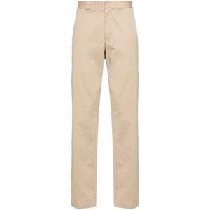 Givenchy, Heren, Broeken, Beige, Maat: 2XL Katoen,