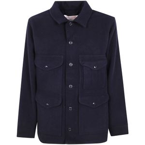 Filson, Heren, Jassen, Blauw, Maat: L Wol,