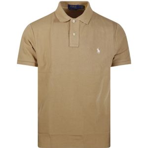 Ralph Lauren, Heren, Tops, Bruin, Maat: S Katoen,