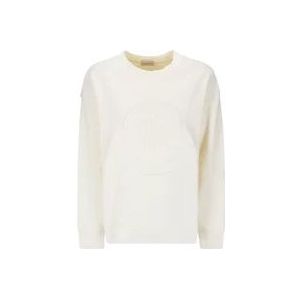 Moncler Stijlvolle Sweatshirt , White , Heren , Maat: M