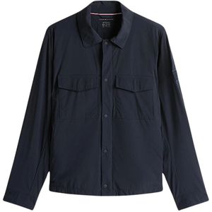 Tommy Hilfiger, Heren, Jassen, Zwart, Maat: M Nylon,