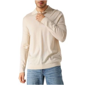 Selected Homme, Heren, Truien, Beige, Maat: XL Wol,