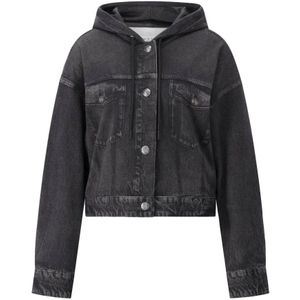 Rag & Bone, Dames, Jassen, Zwart, Maat: S Denim,