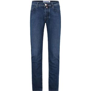 Jacob Cohën, Heren, Jeans, Blauw, Maat: W35 Katoen,