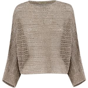 Panicale, Dames, Truien, Beige, Maat: XS