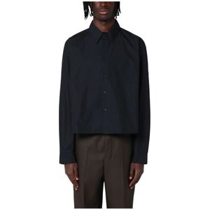 New Amsterdam Surf Association, Heren, Overhemden, Zwart, Maat: M Katoen,