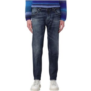Dondup, Heren, Jeans, Blauw, Maat: W34 Denim,