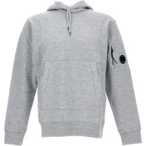 C.p. Company, Heren, Sweatshirts & Hoodies, Grijs, Maat: XL Katoen,