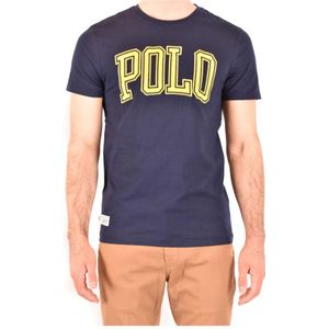 Polo Ralph Lauren, Heren, Tops, Blauw, Maat: S Katoen,