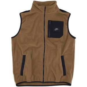 Nike, Heren, Jassen, Bruin, Maat: XL Fleece,