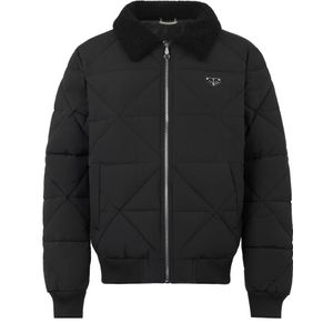 Philipp Plein, Heren, Jassen, Zwart, Maat: S Nylon,