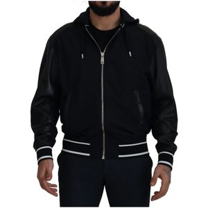Dolce & Gabbana - Heren Jas Mantel - Zwart - Hoodies & Sweatvesten