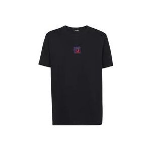 Balmain PB T-shirt , Black , Heren , Maat: 3XL