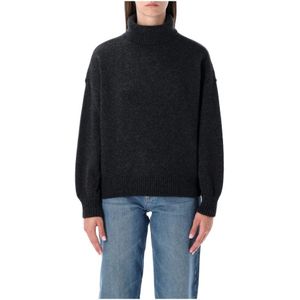 Sessun, Dames, Truien, Grijs, Maat: S Wol,