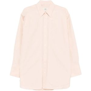 Ami Paris, Dames, Overhemden, Roze, Maat: XS Katoen,