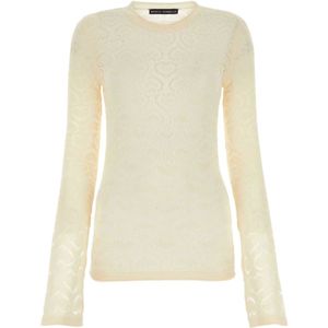 Marco Rambaldi, Dames, Truien, Wit, Maat: S