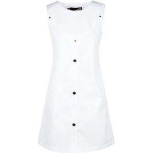 Love Moschino, Dames, Jurken, Wit, Maat: S Katoen,