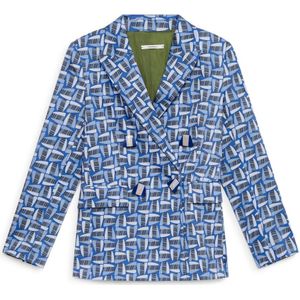 Maliparmi, Dames, Jassen, Blauw, Maat: XS Katoen,