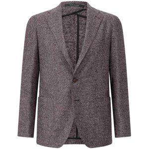 Tagliatore, Heren, Jassen, Bruin, Maat: S Wol,