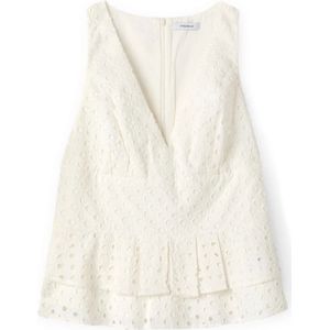 Motivi, Dames, Tops, Wit, Maat: 2XS Katoen,